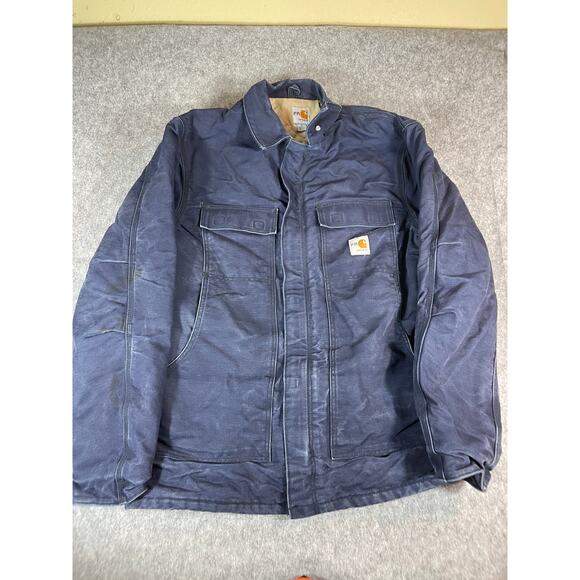 Vintage Y2K Carhartt FR Flame Resistant Jacket Mens Large Tall Workwear Outdoor - Picture 1 of 6